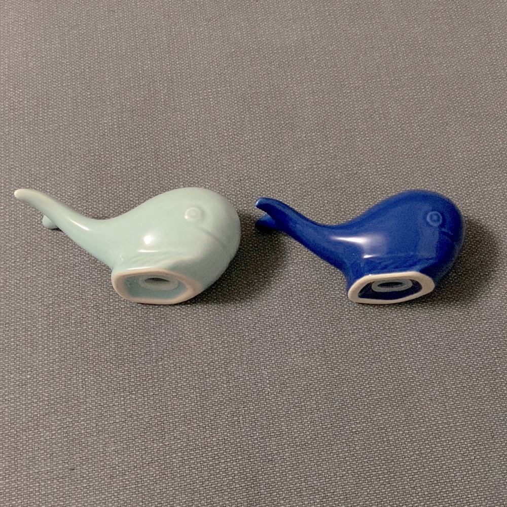 Adorable Whale Salt & Pepper Shakers